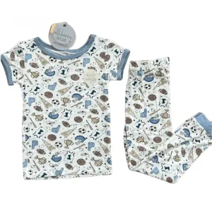 #1 Fan Short Sleeve Bamboo Pajama Set