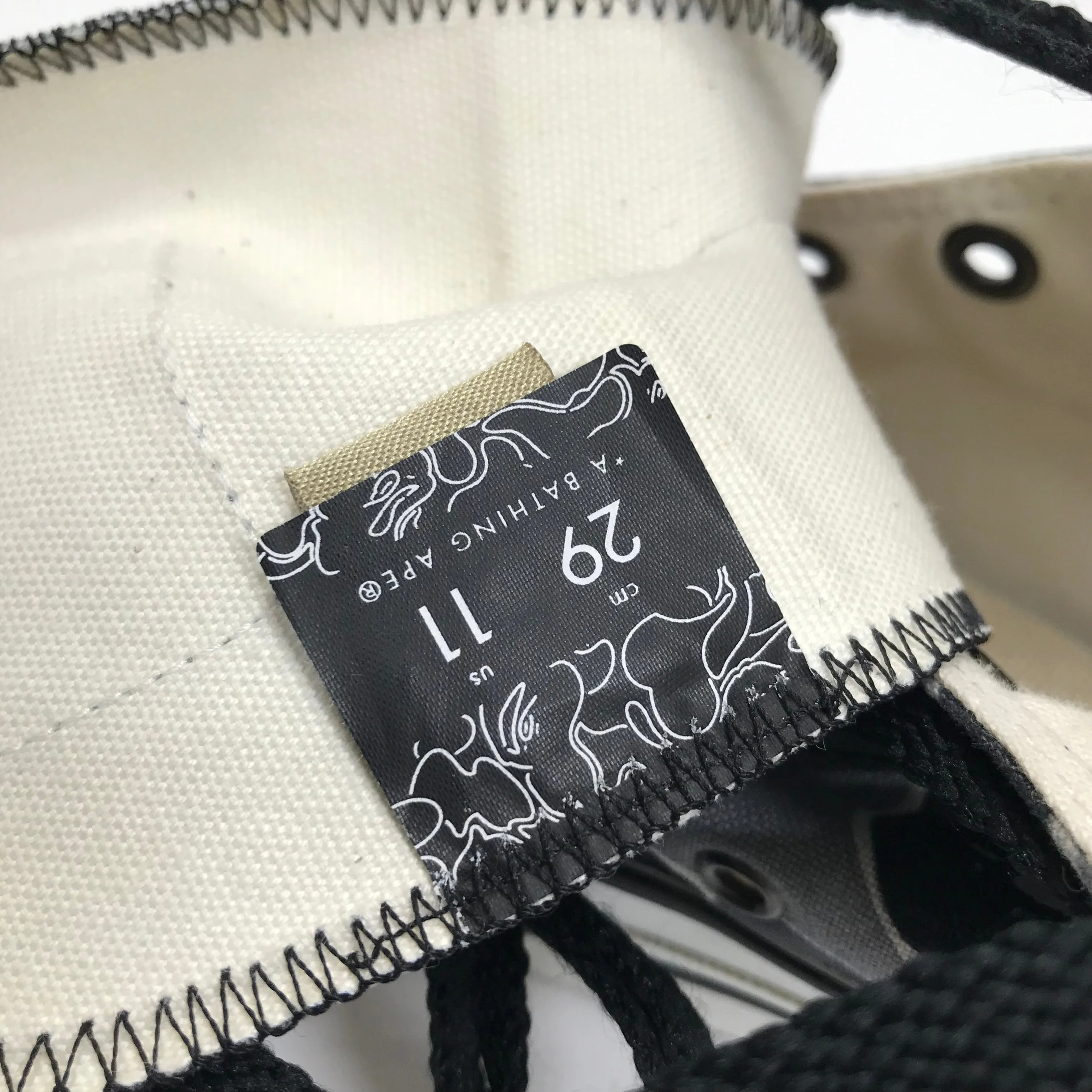 [11] DS! A Bathing Ape x Stussy Bape Sta 'Chuck Taylor' Hi Top Shoes