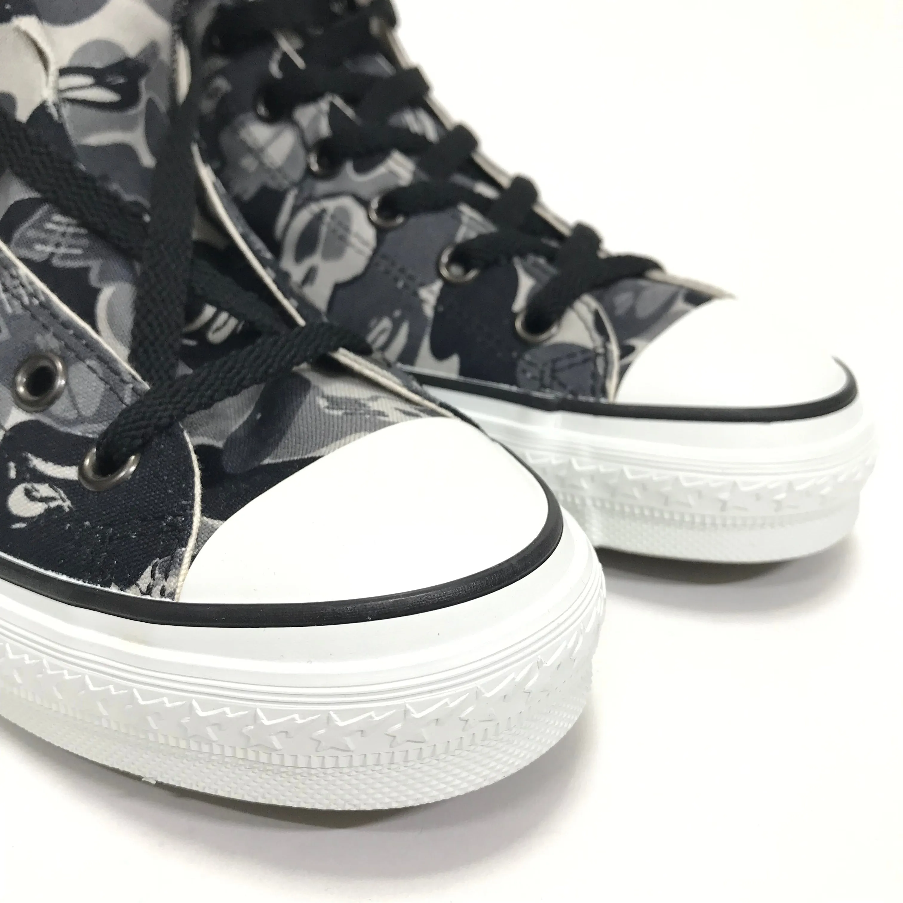 [11] DS! A Bathing Ape x Stussy Bape Sta 'Chuck Taylor' Hi Top Shoes