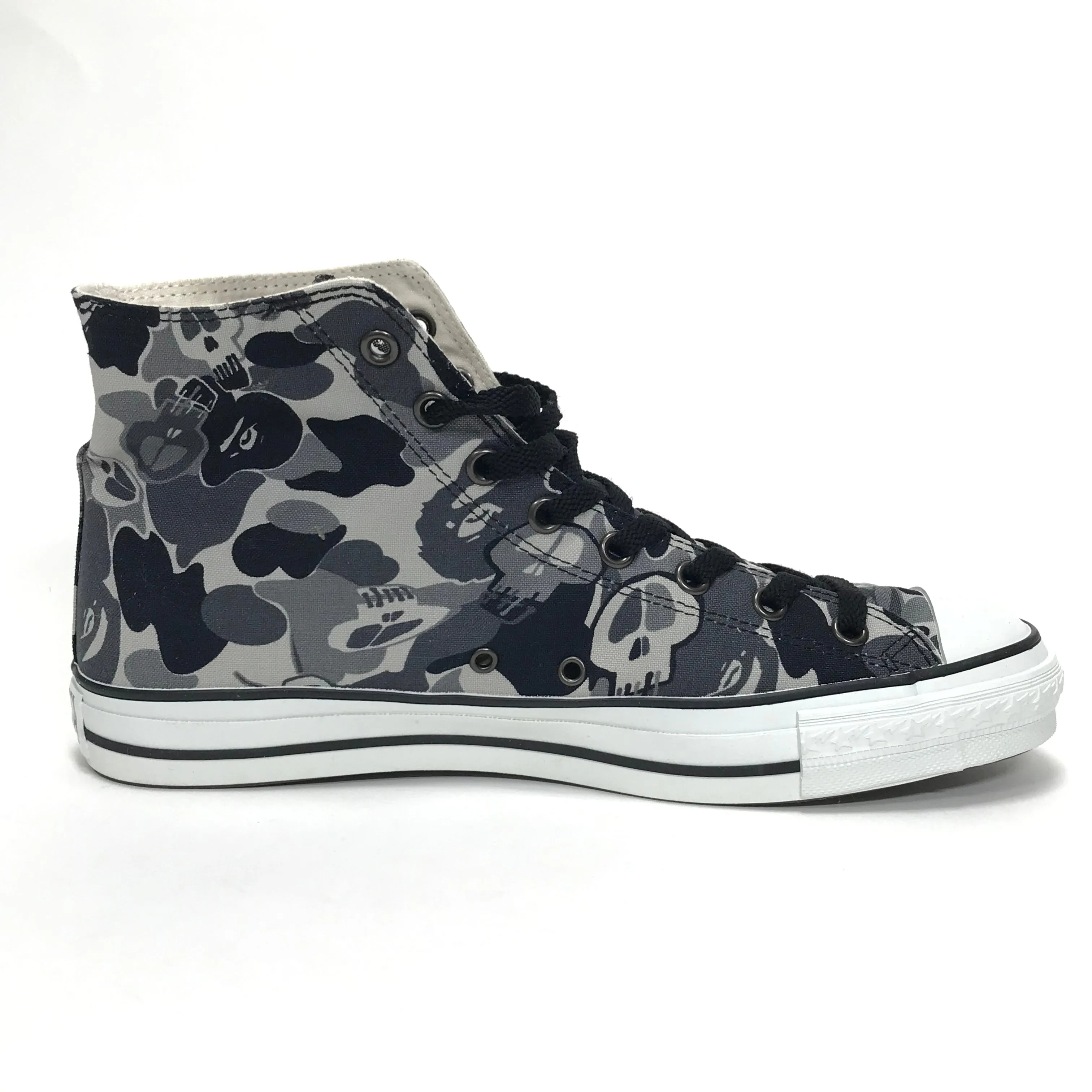 [11] DS! A Bathing Ape x Stussy Bape Sta 'Chuck Taylor' Hi Top Shoes