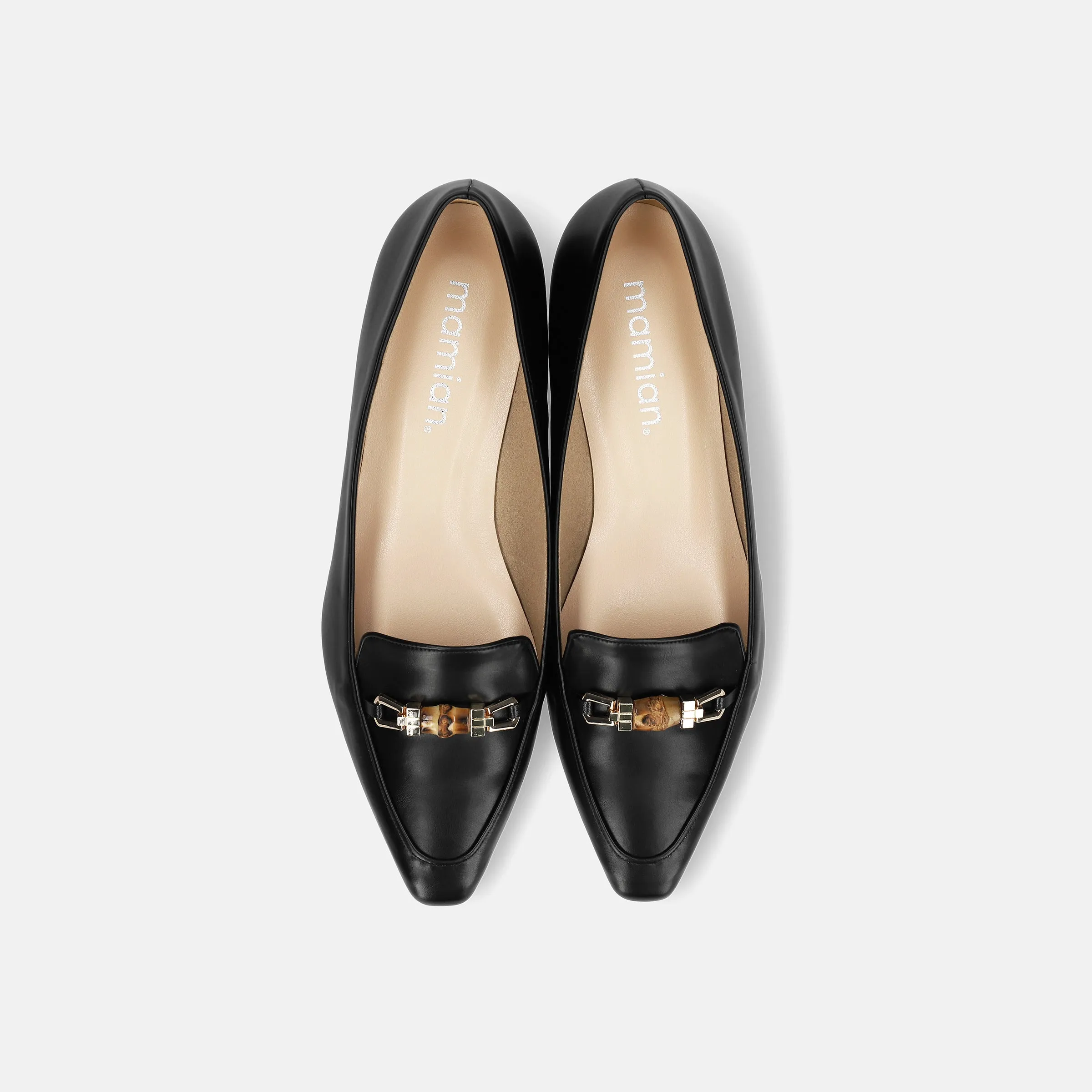 25%OFF: 2024SS: Bamboo Bit Loafers (m18003) Black