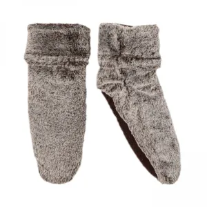 A New Day Women's Faux Fur Booties With Grippers