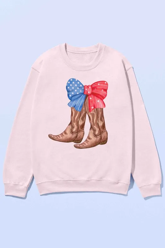 AMERICAN COWBOY BOOTS OVERSIZED SWEATSHIRT