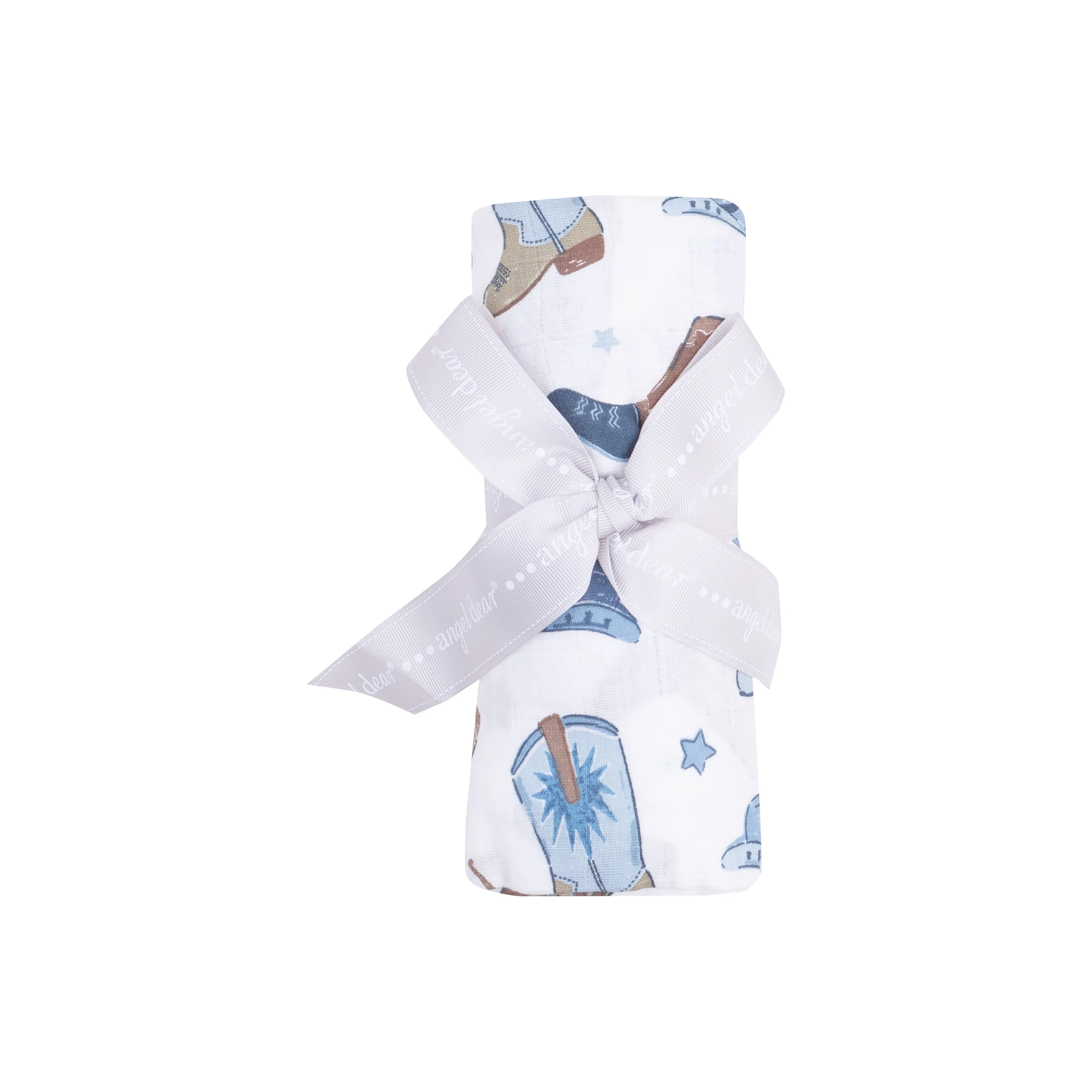 Angel Dear || Cowboy Boots Swaddle Blanket