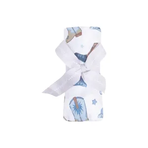 Angel Dear || Cowboy Boots Swaddle Blanket