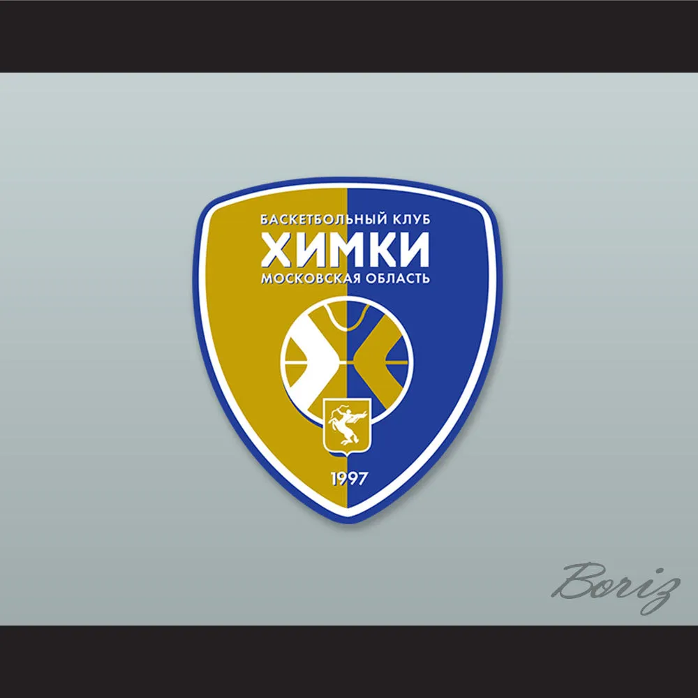 Anthony Gill 13 BC Khimki Moscow Russia White Basketball Jersey