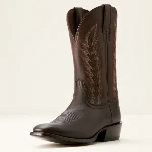 Ariat Men's Chocolate Willie Blunt Toe Western Boots