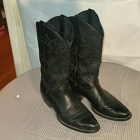 ARIAT Men's Heritage Black Cowboy  Boots Black 10.5 Style #100022218(34770)