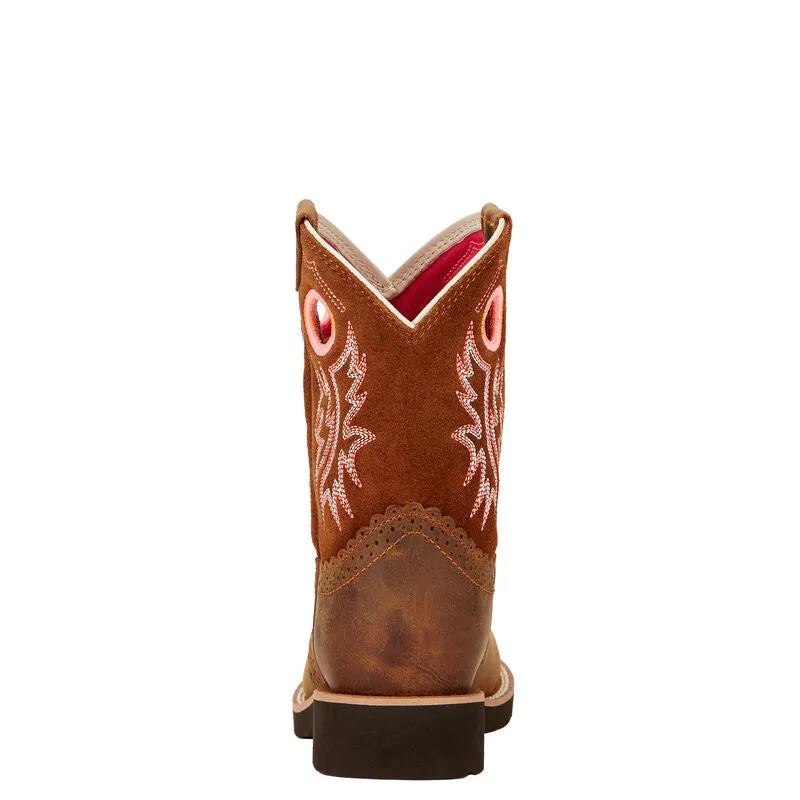 Ariat Youth  Fatbaby Cowgirl Western Boot 10017309