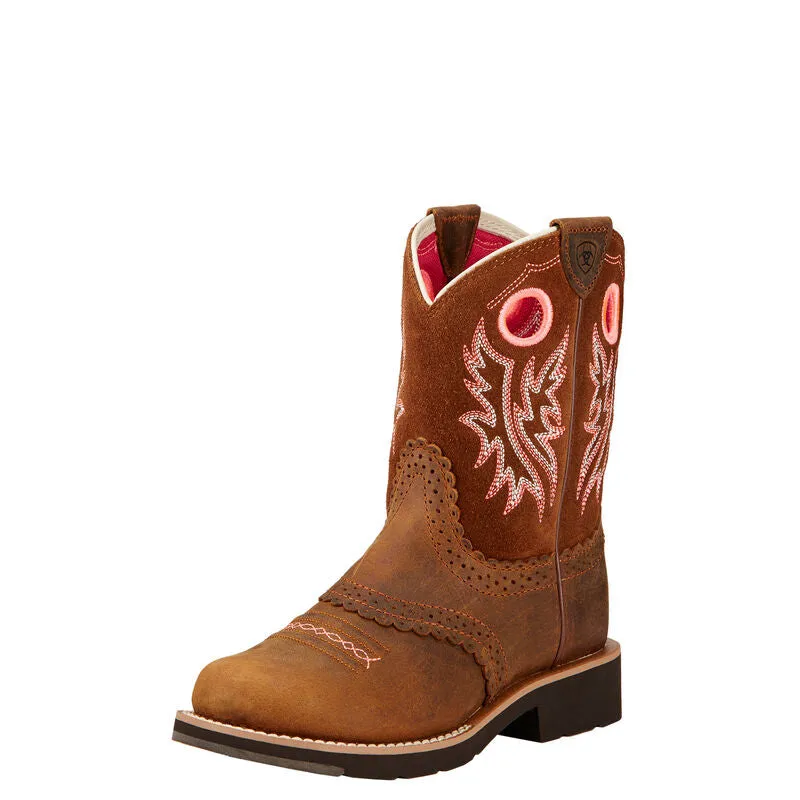 Ariat Youth  Fatbaby Cowgirl Western Boot 10017309