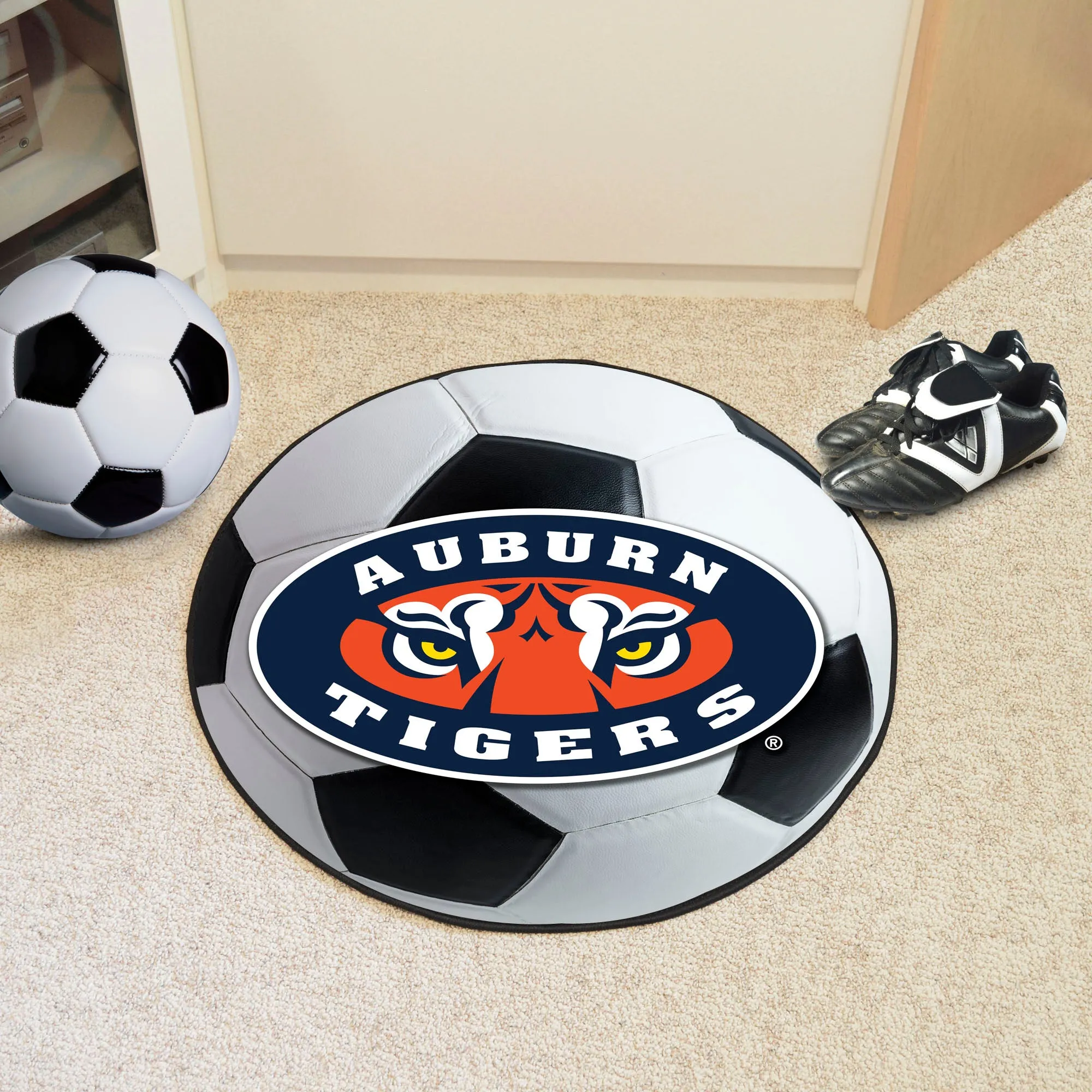 Auburn University Soccer Ball Mat