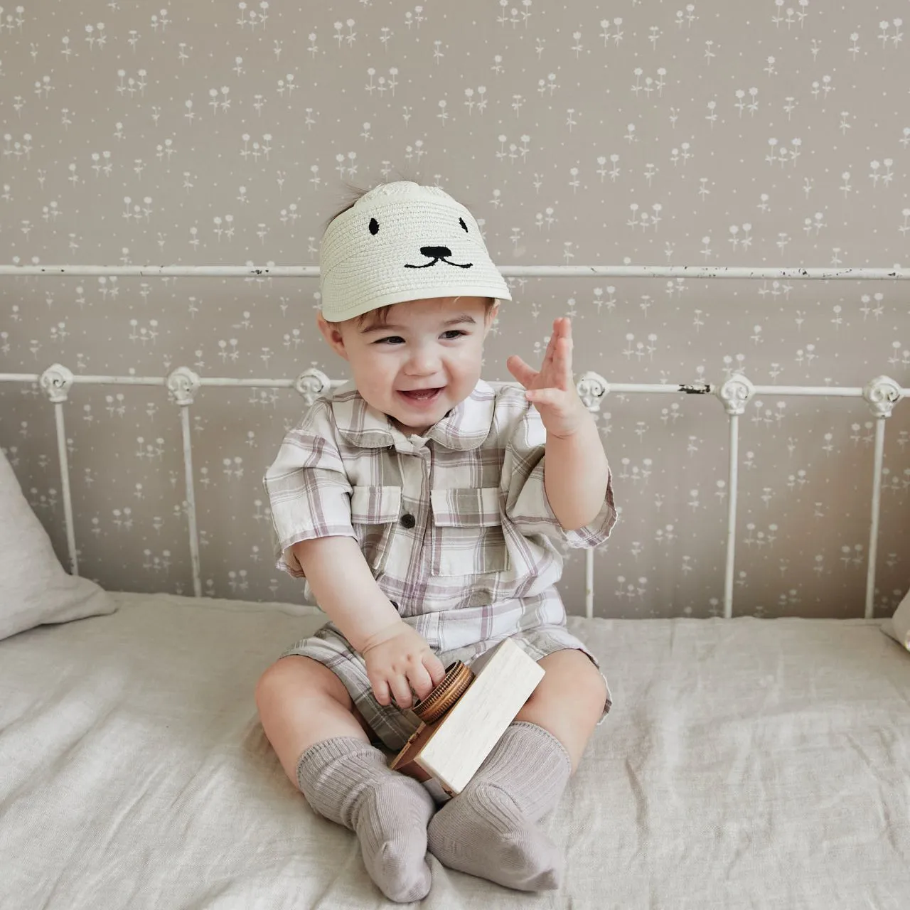 Baby Summer Shirt and Bottom Set - Plaid Set