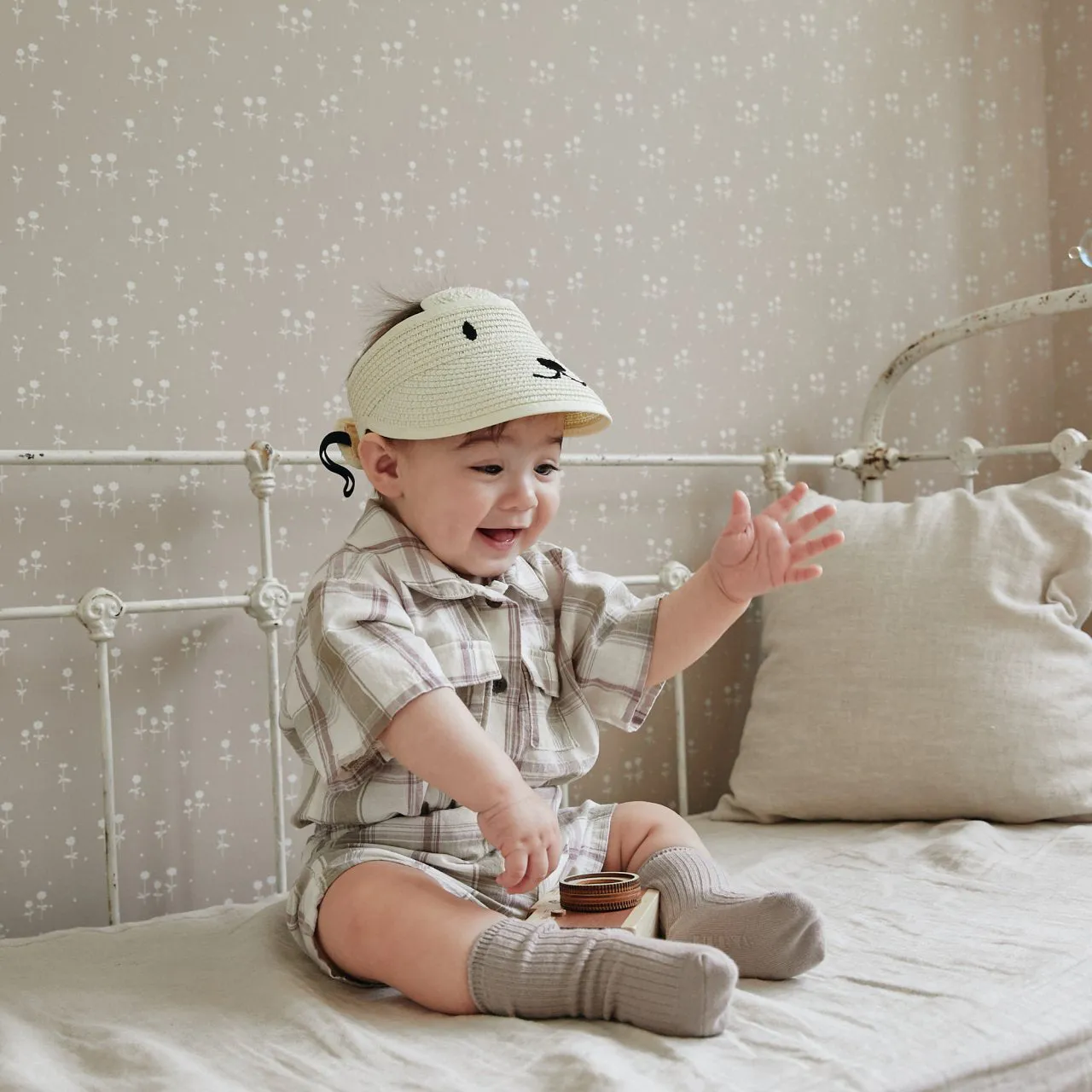 Baby Summer Shirt and Bottom Set - Plaid Set