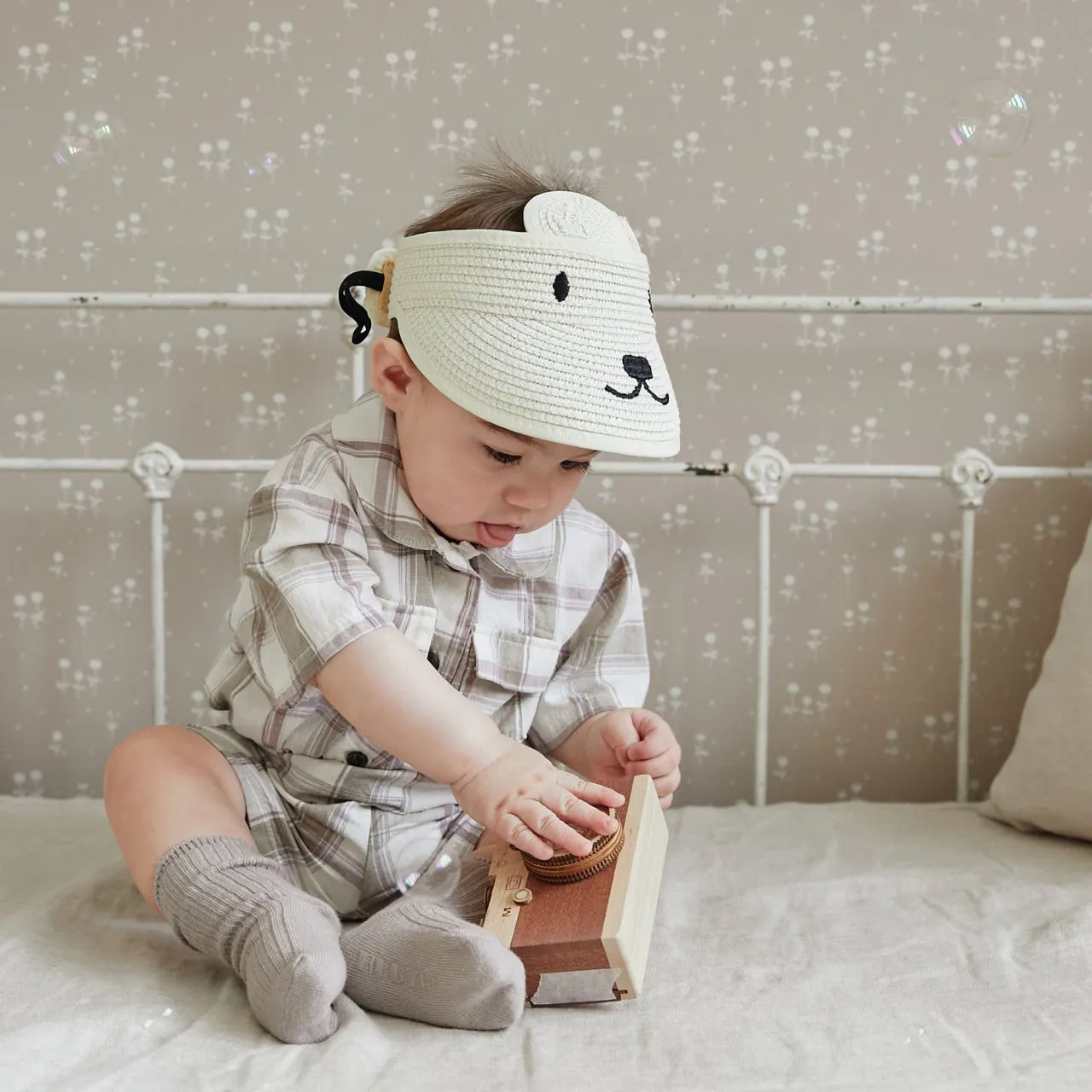 Baby Summer Shirt and Bottom Set - Plaid Set