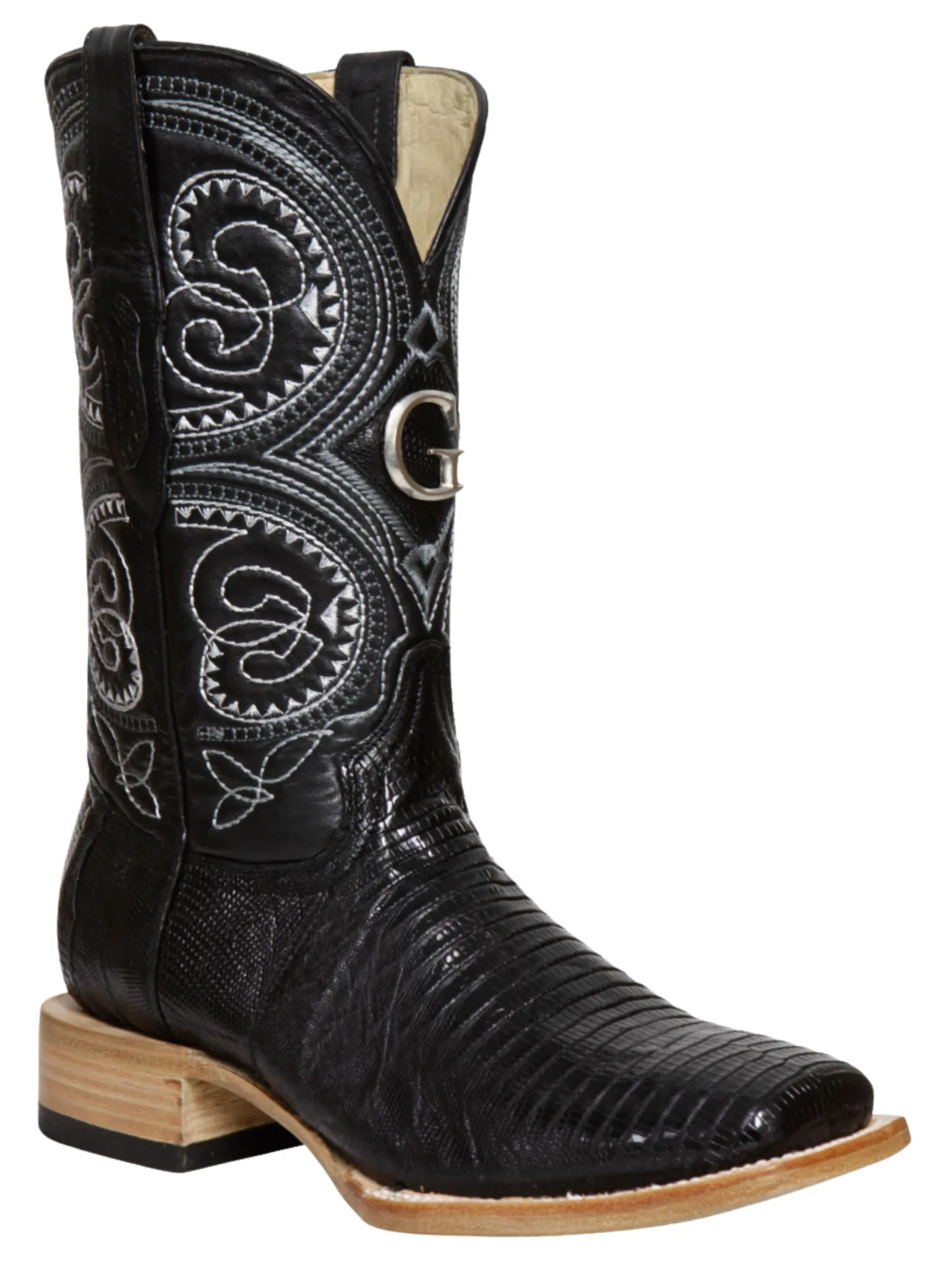 Botas Vaqueras Exoticas de Lizard Original para Hombre 'El General' - ID: 45069