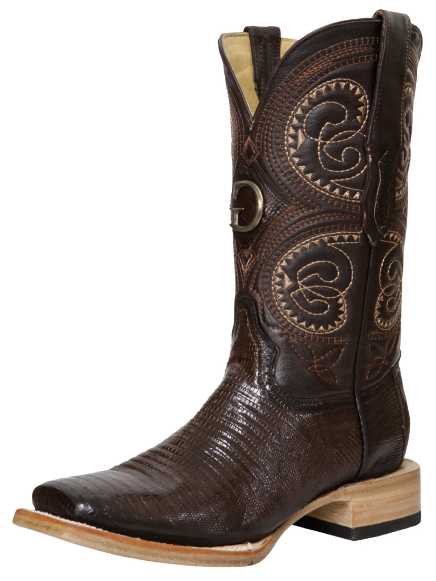 Botas Vaqueras Exoticas de Lizard Original para Hombre 'El General' - ID: 45070