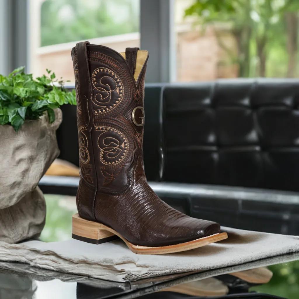 Botas Vaqueras Exoticas de Lizard Original para Hombre 'El General' - ID: 45070