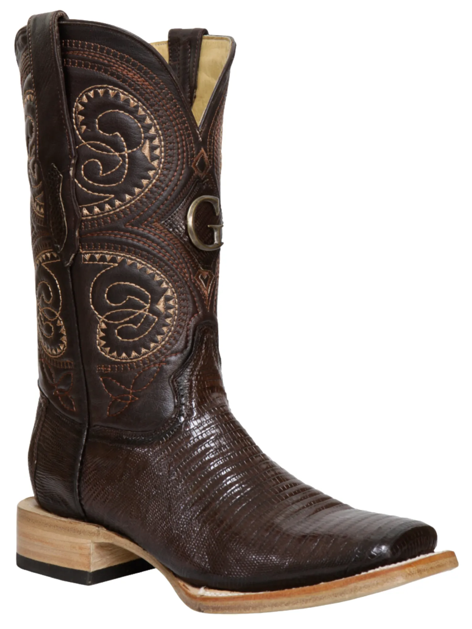 Botas Vaqueras Exoticas de Lizard Original para Hombre 'El General' - ID: 45070