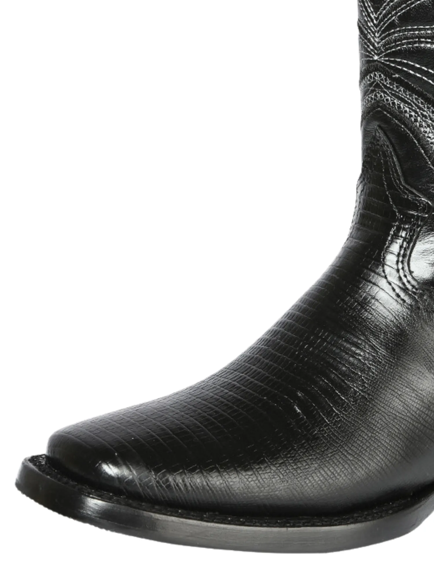 Botas Vaqueras Rodeo Imitacion de Lizard Grabado en Piel Vacuno para Hombre 'El General' - ID: 44666