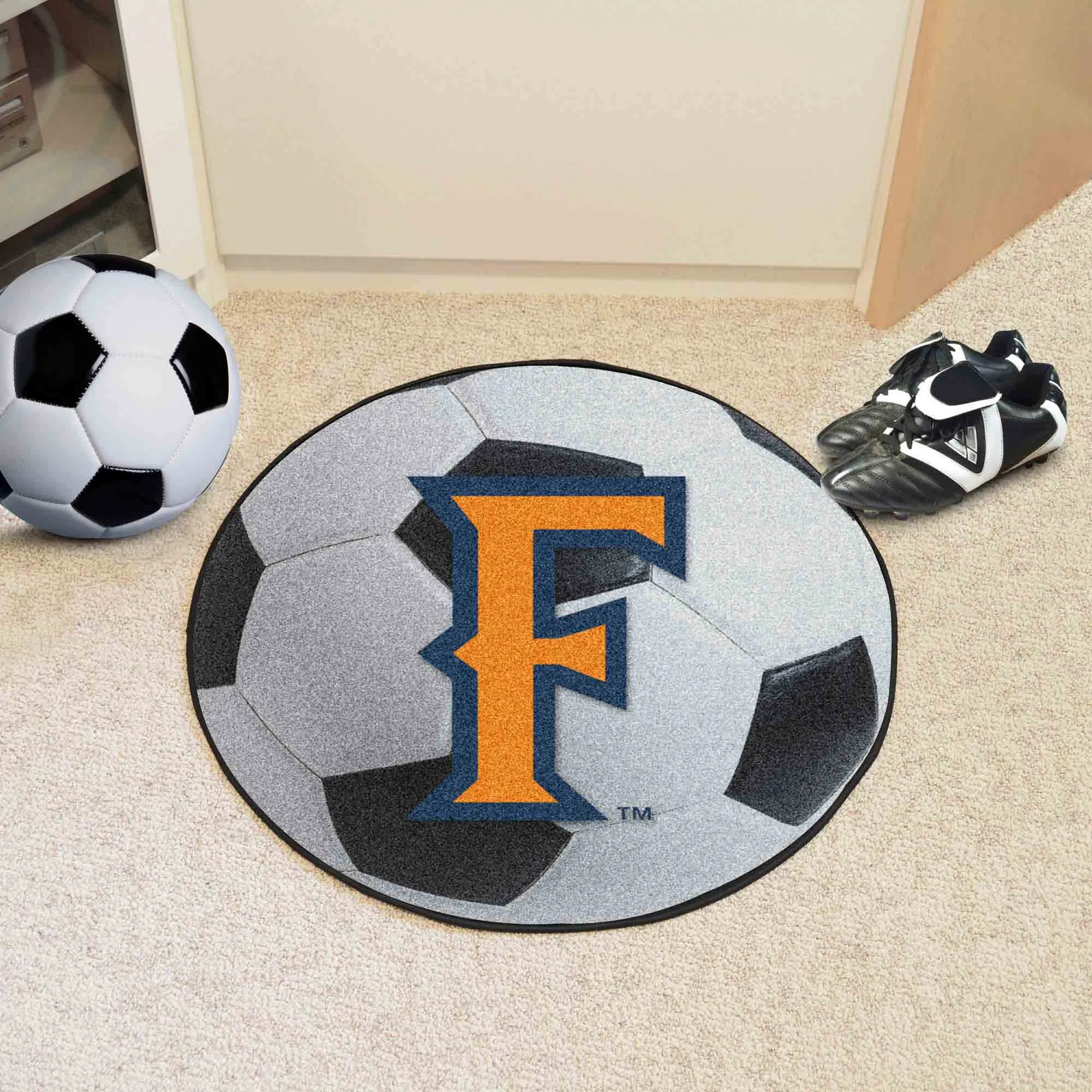 Cal State - Fullerton Soccer Ball Mat