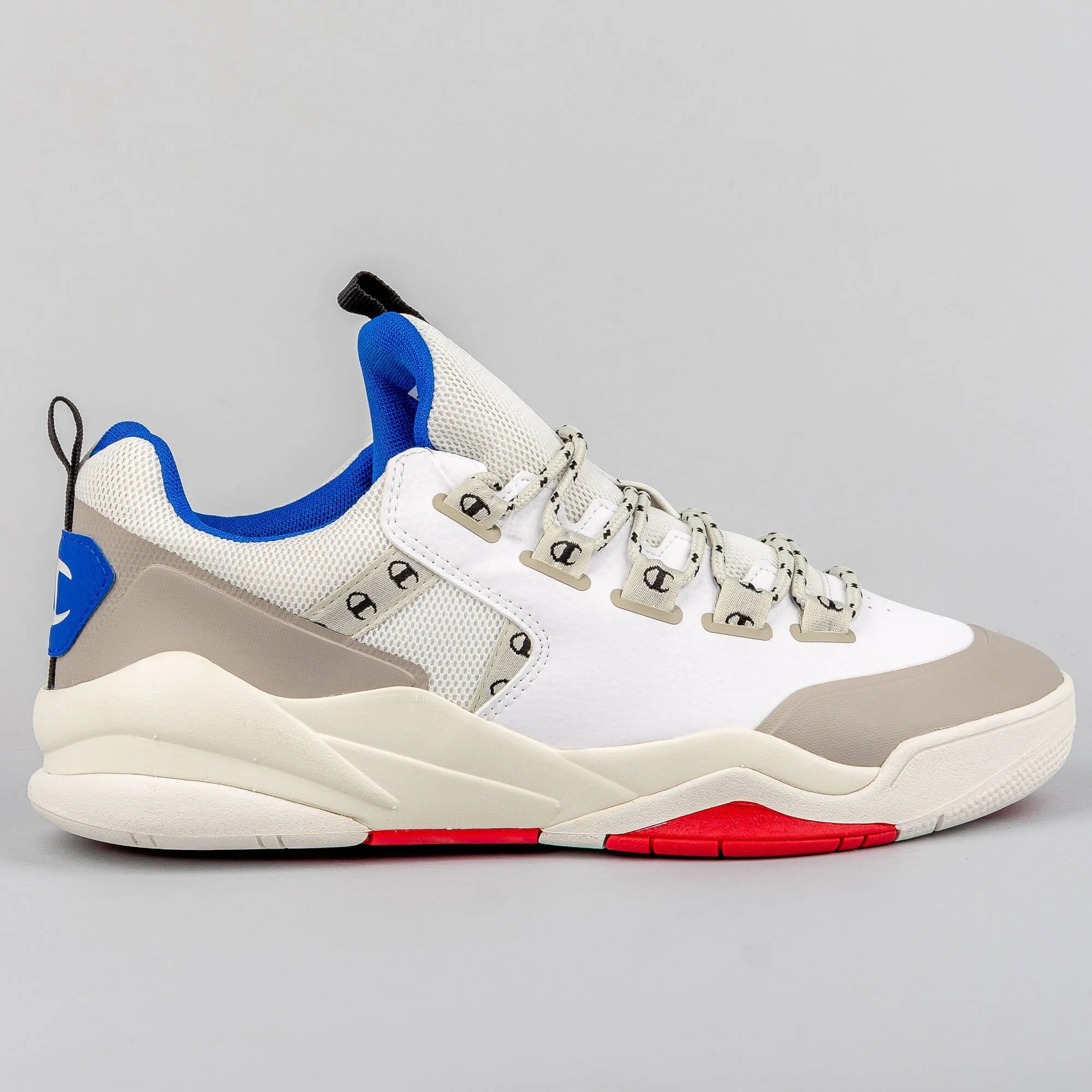 Champion Low Cut Shoe Z95 Wht/Rbl/Red