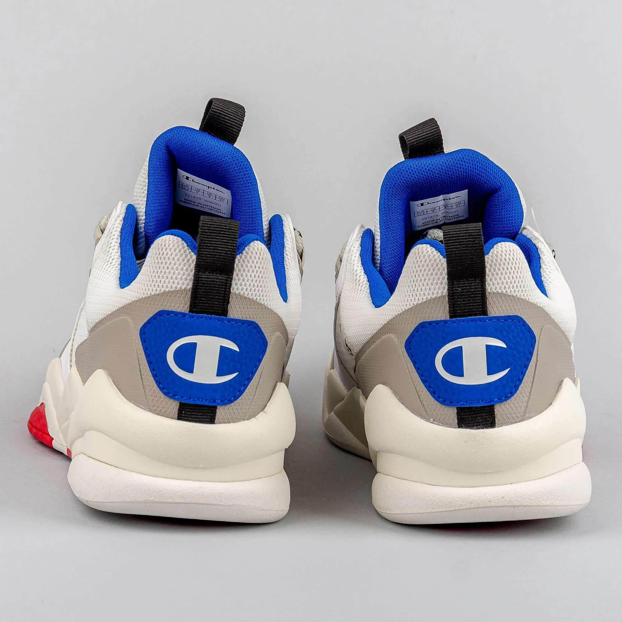 Champion Low Cut Shoe Z95 Wht/Rbl/Red