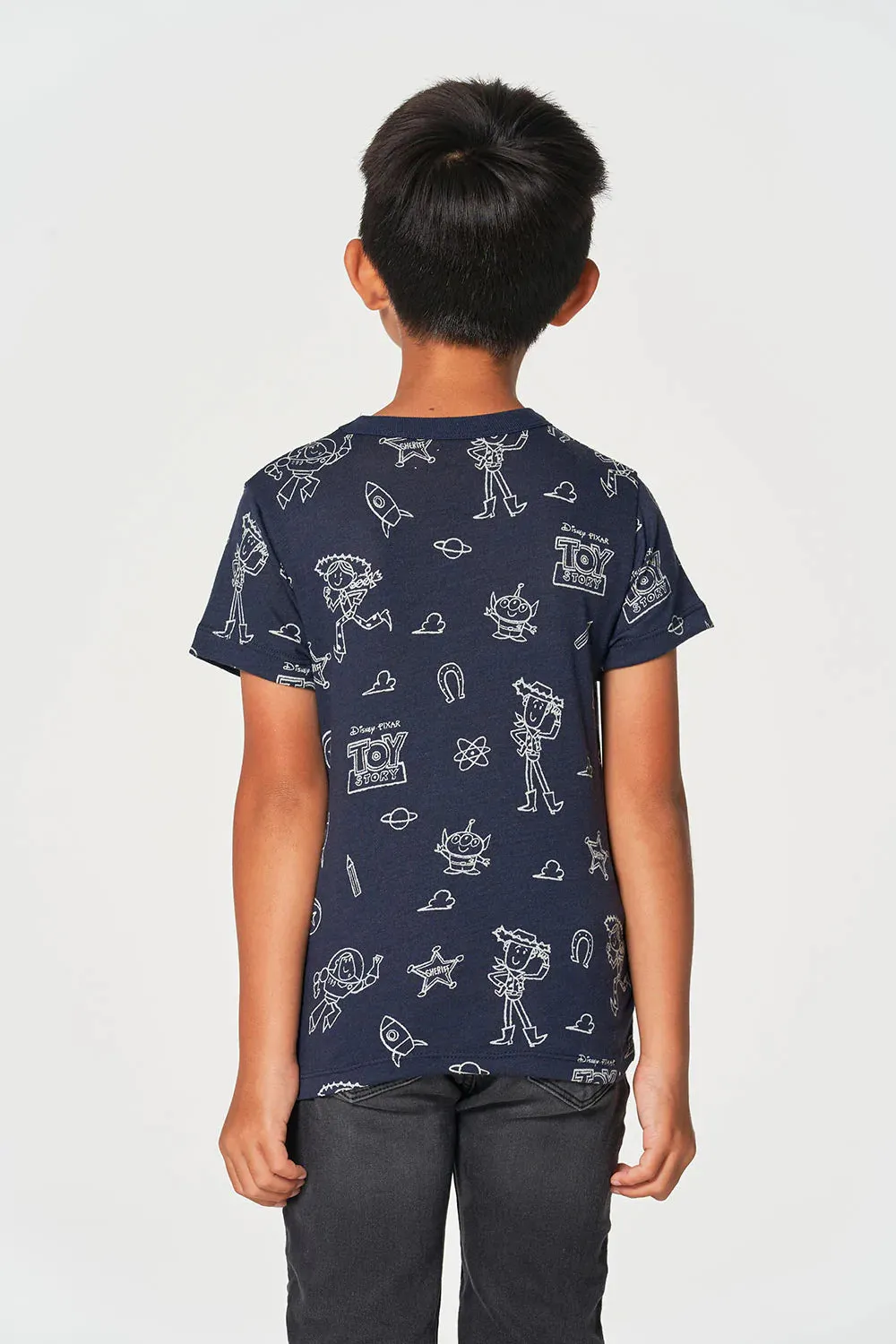 Chaser Toy Story Doodle Pattern S/S Tee
