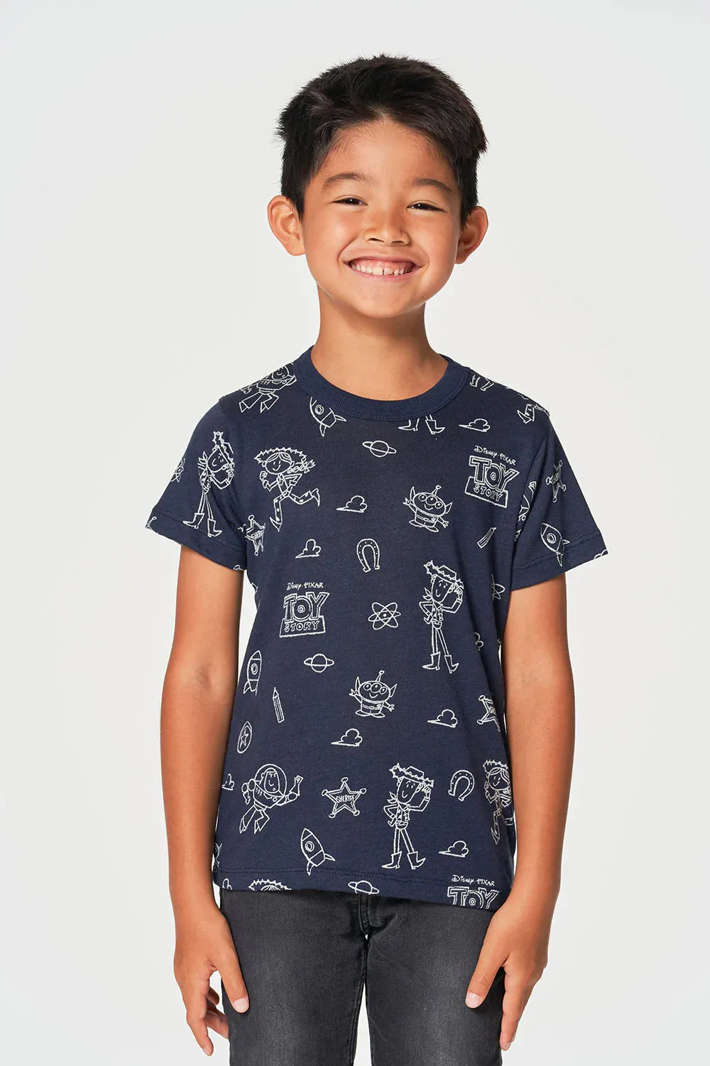 Chaser Toy Story Doodle Pattern S/S Tee