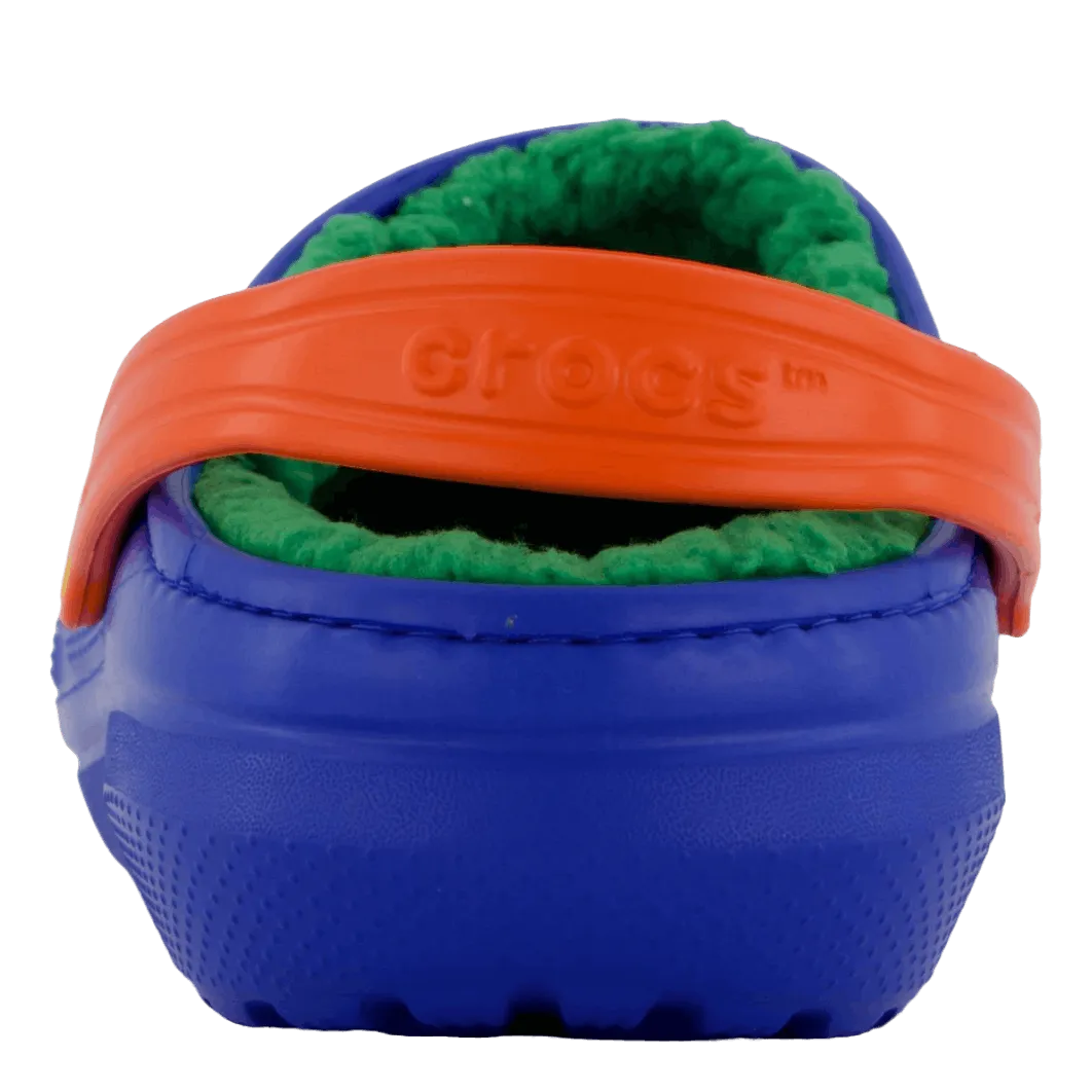 Classic Lined Clog K Blue Bolt/multi