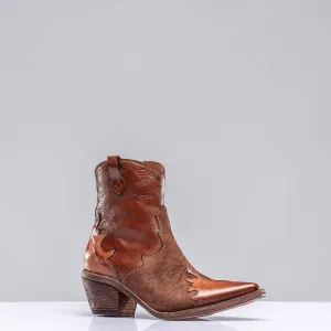 Coco Short Boot In Dusty Rose