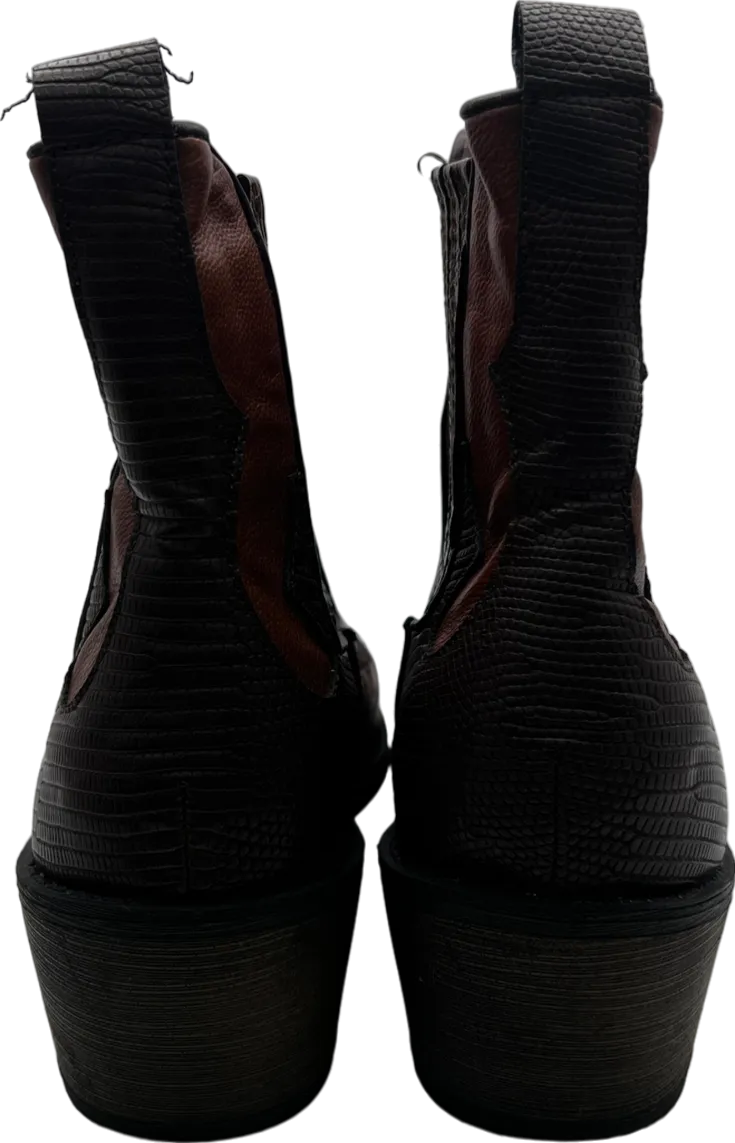 coconuts Brown Western Cowboy Boot UK 6 EU 39