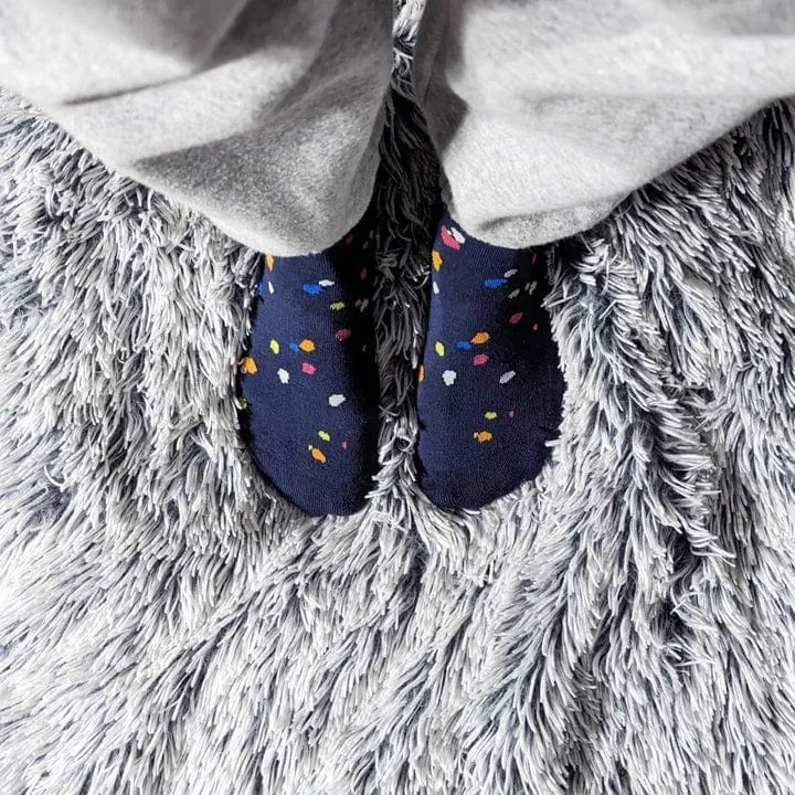 Cosy Combo Crew Organic Cotton Socks | Navy