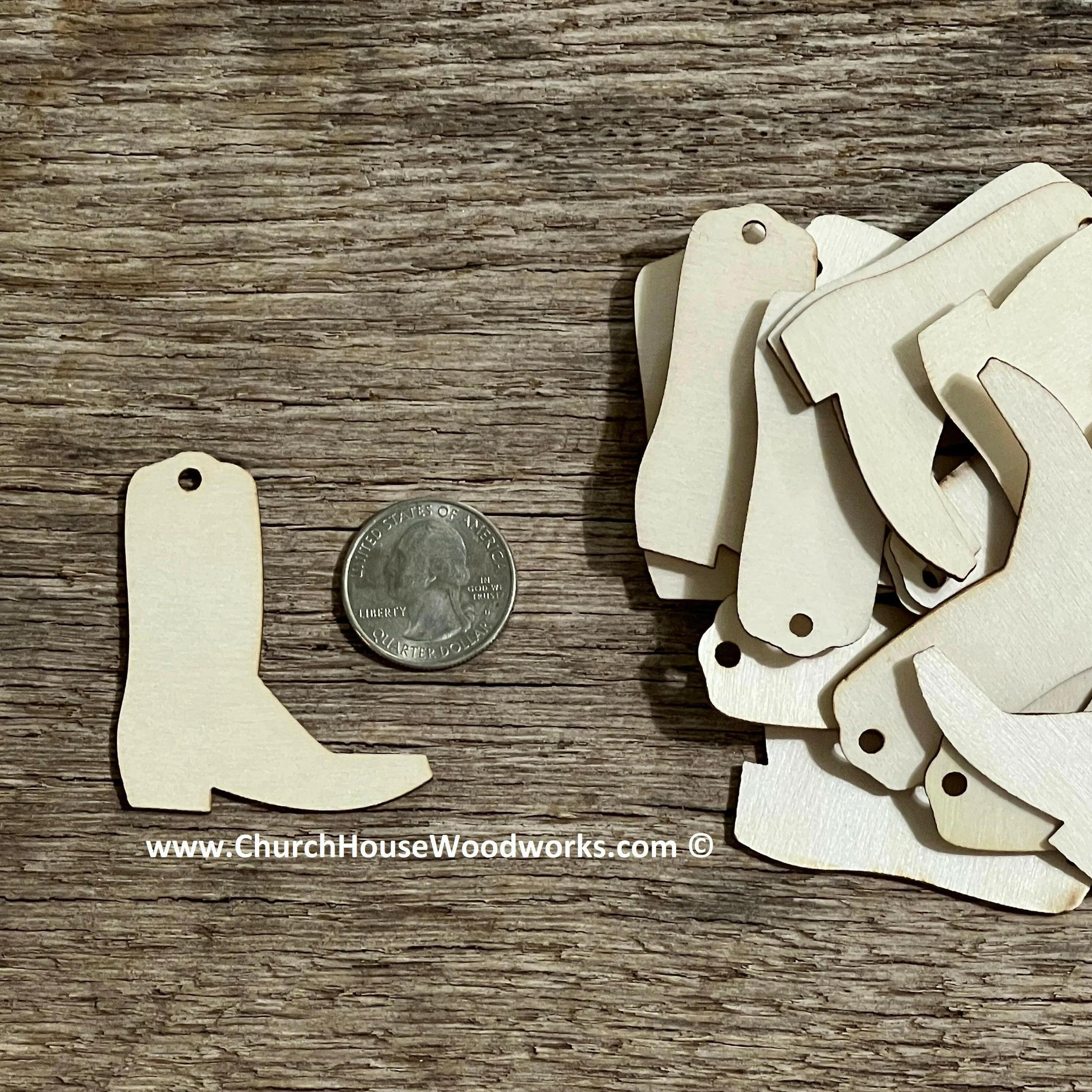Cowboy Boot Earring Blanks 25 QTY -2 inch