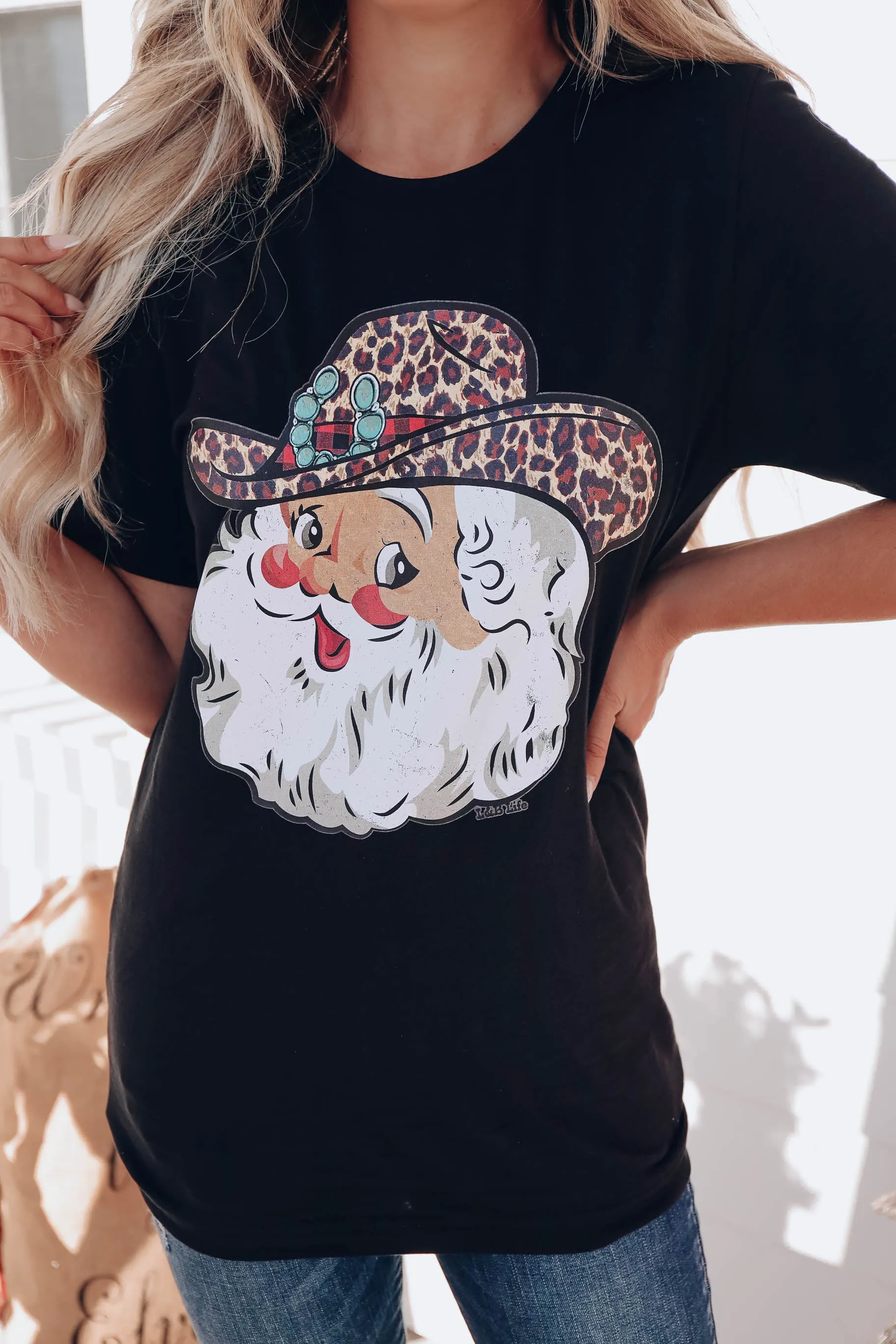 Cowboy Santa Graphic Tee