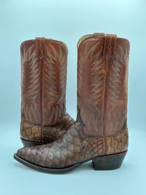 Custom Preban Anteater Cowboy Boots size 11.5 D