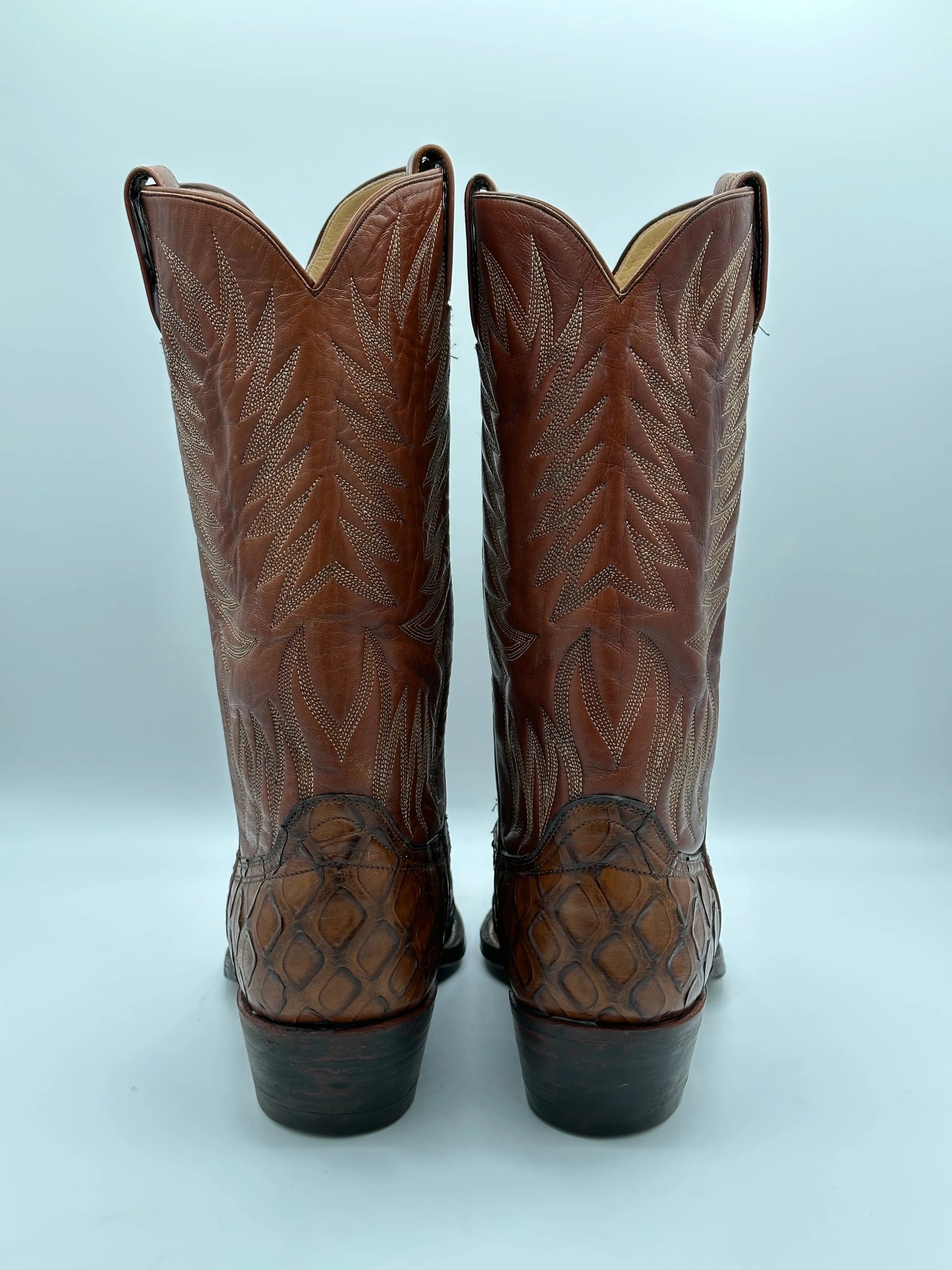 Custom Preban Anteater Cowboy Boots size 11.5 D