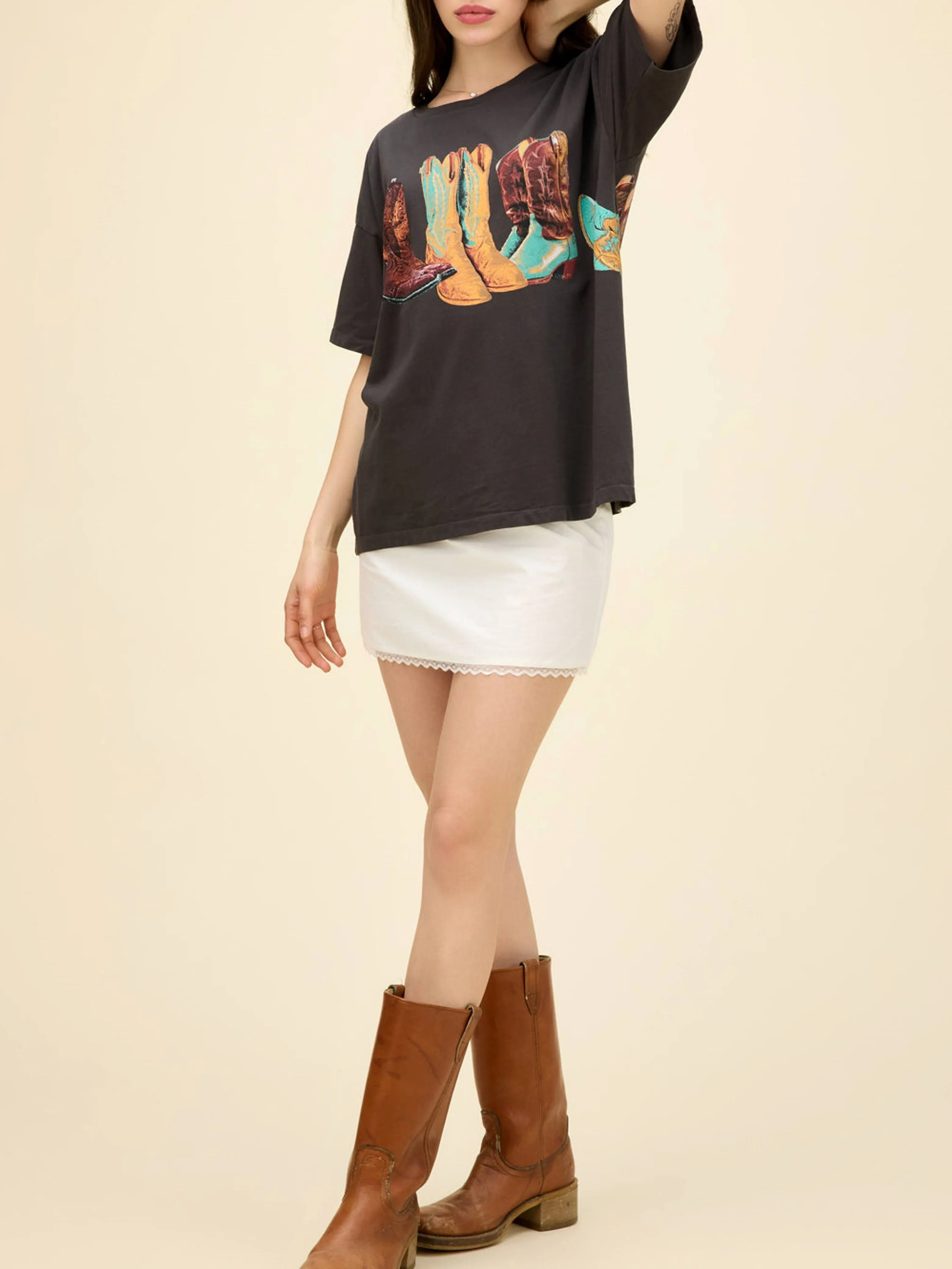 DAYDREAMER Kick Your Boots Off Merch Tee