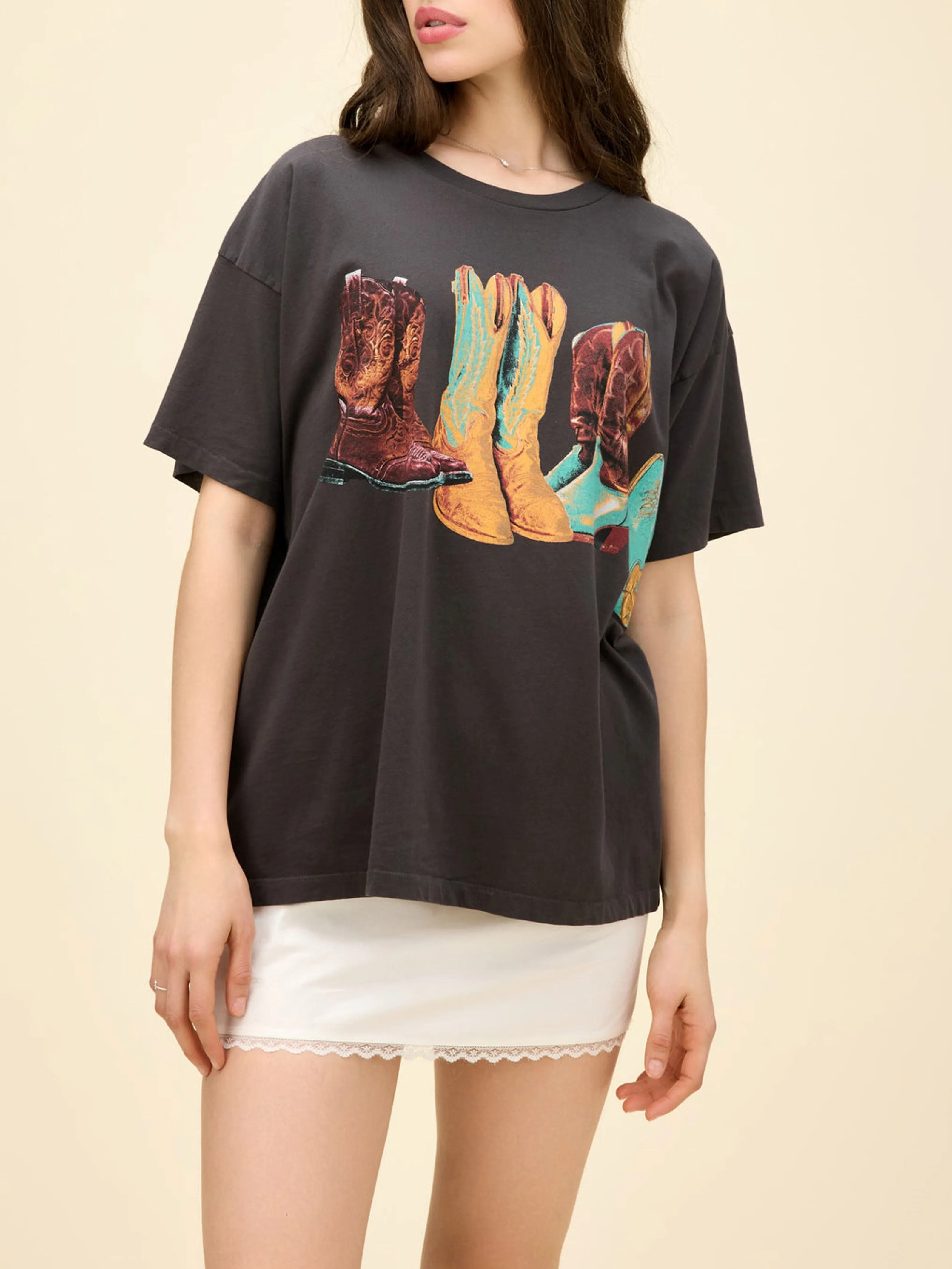 DAYDREAMER Kick Your Boots Off Merch Tee