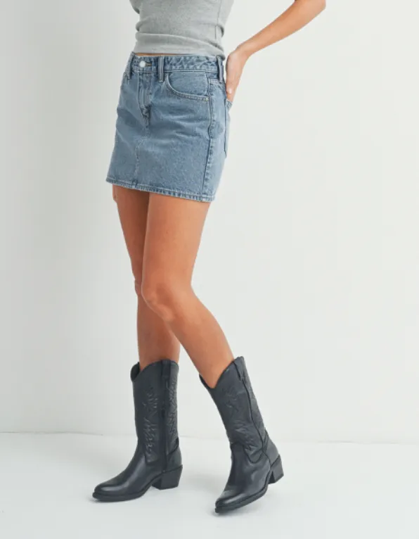 Denim Mini Skirt