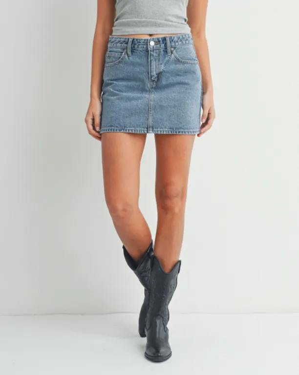 Denim Mini Skirt