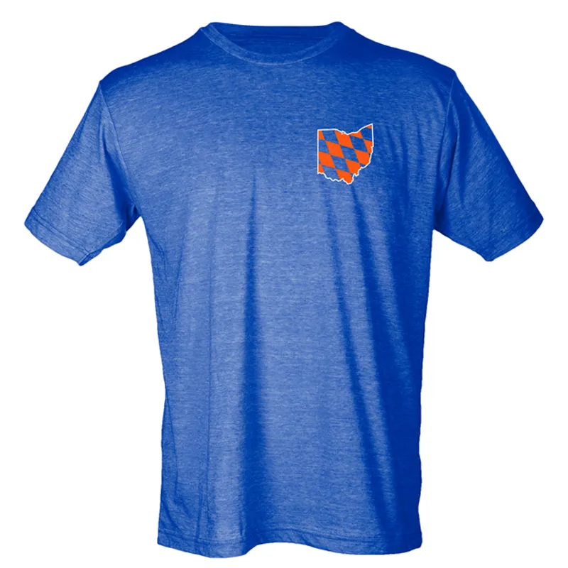 Diamond Ohio tee - heather royal