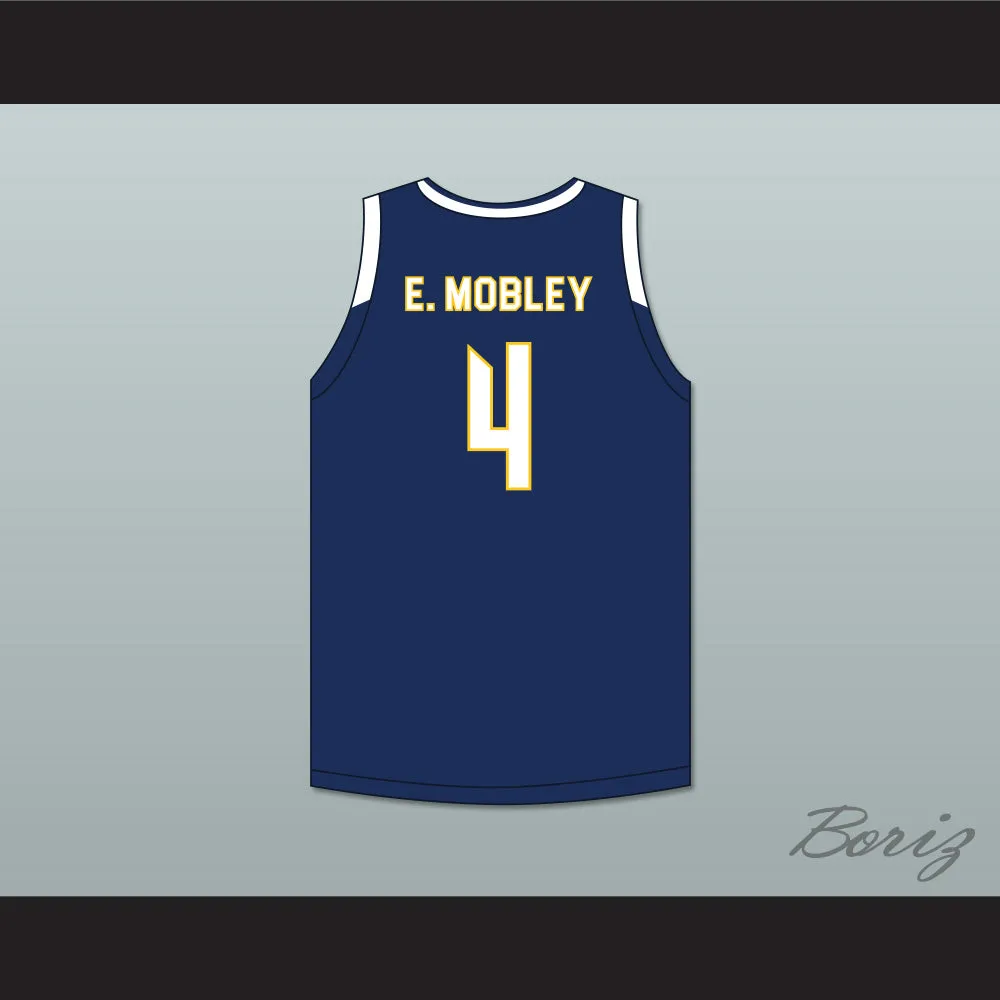 Evan Mobley 4 Rancho Christian School Eagles Navy Blue Basketball Jersey 2