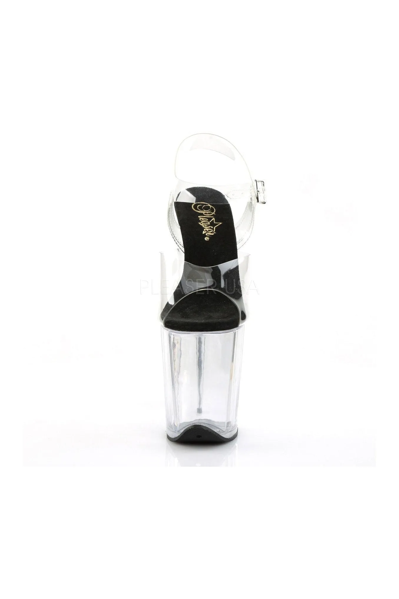 FLAMINGO-808 Platform Sandal  | Black Vinyl