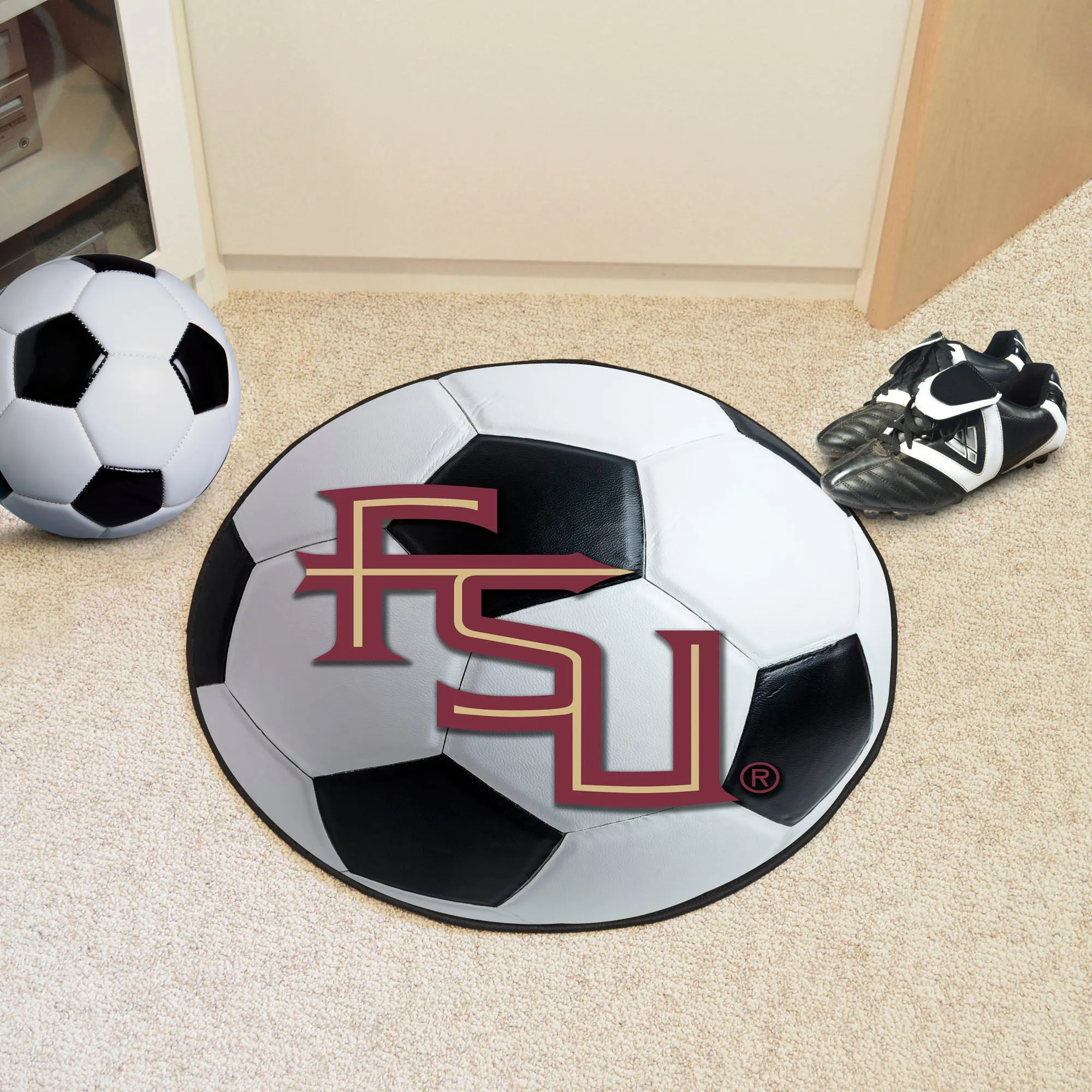 Florida State University Soccer Ball Mat