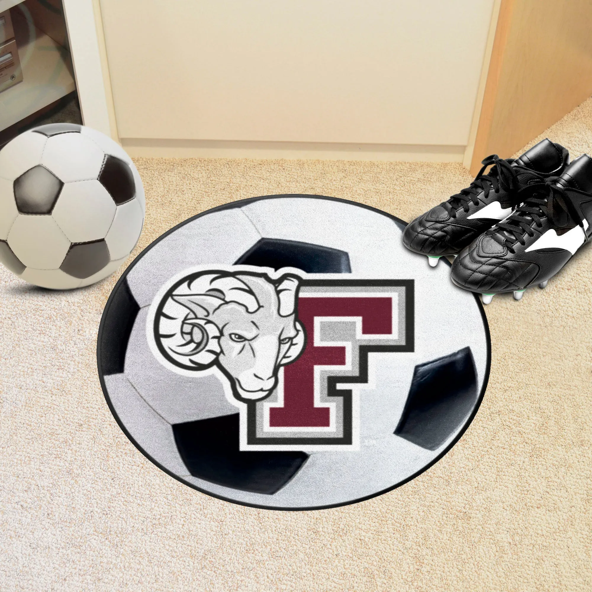 Fordham University Soccer Ball Mat