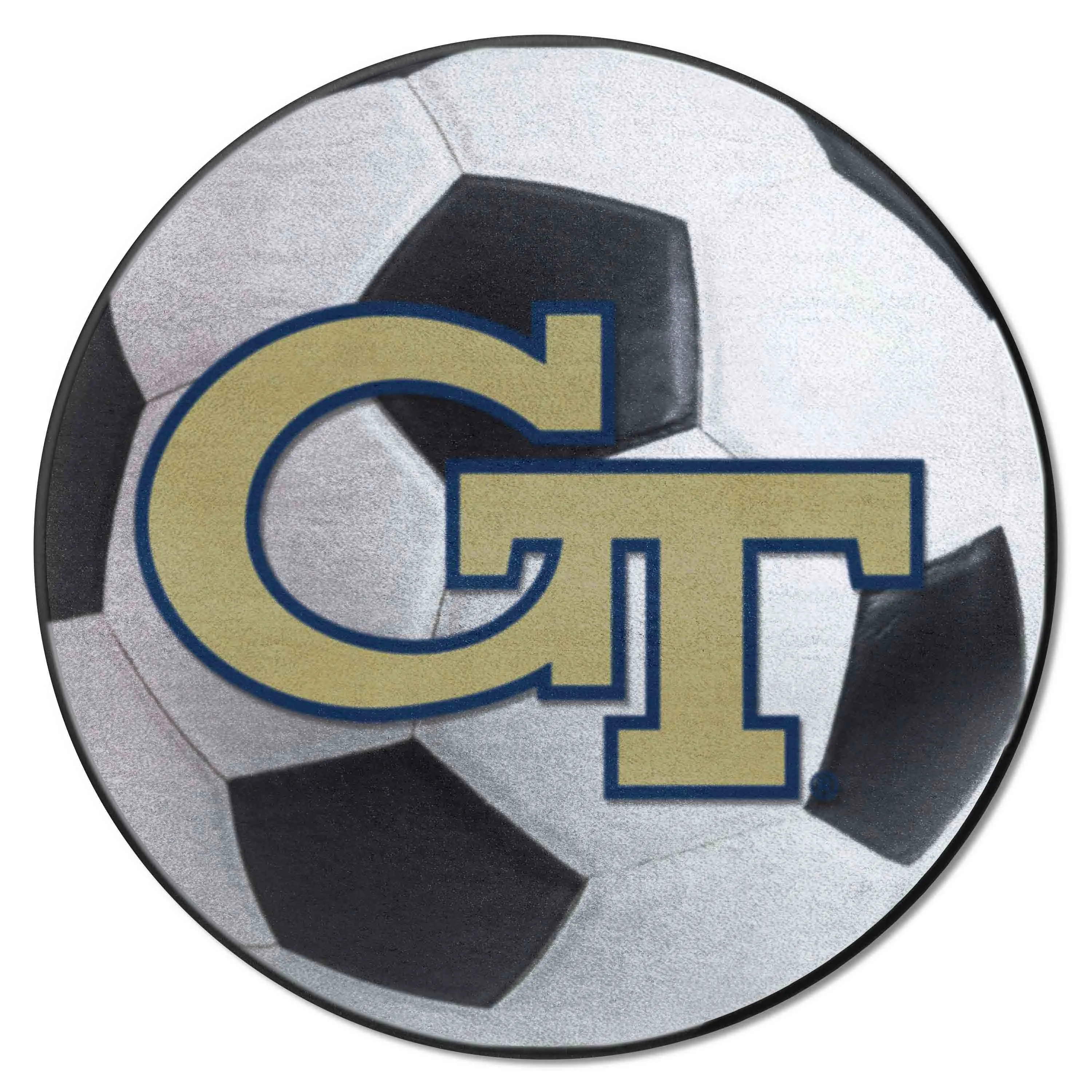 Georgia Tech Soccer Ball Mat
