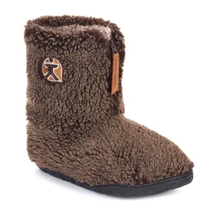 Gosling - Snow Tipped Sherpa Men's Slipper Boot - Washed Dark Chocolate