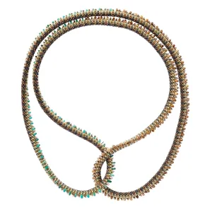 Half and Half Silver, Jasper and Turquoise