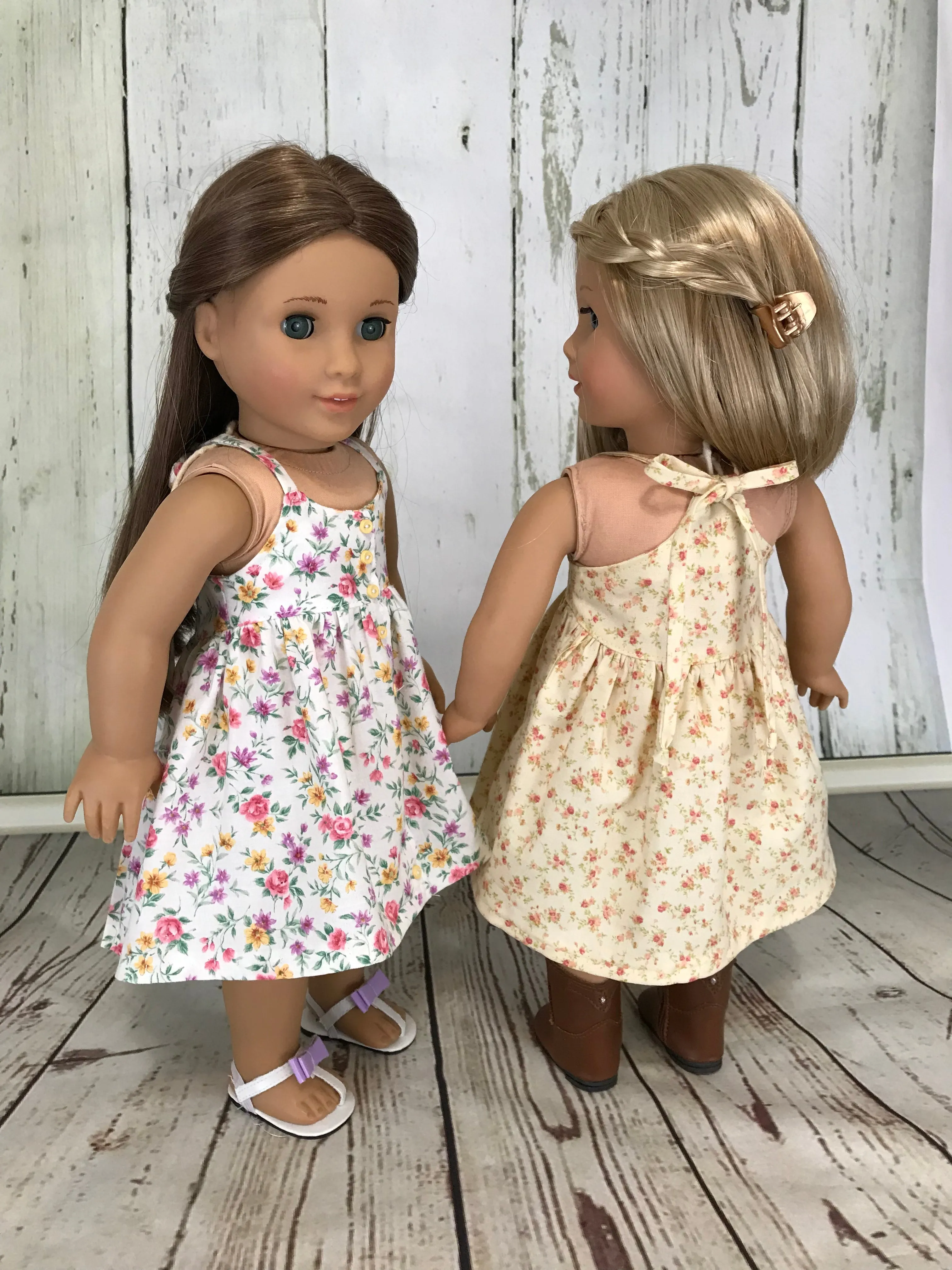 Halter high-low dress for American Girl Doll