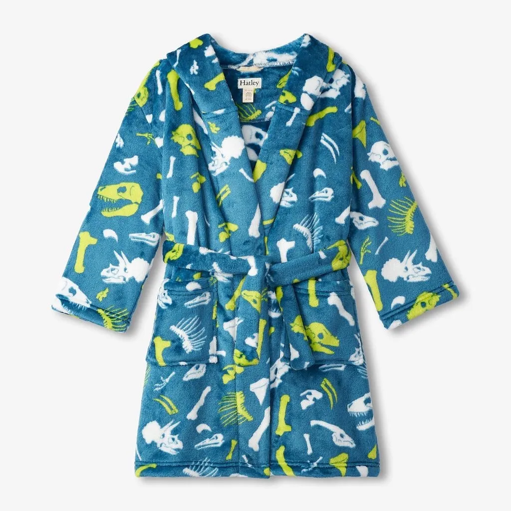 Hatley Dino Fossils Dressing Gown F24dfk225
